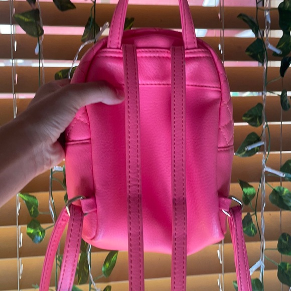 Pink mini backpack - Picture 2 of 4